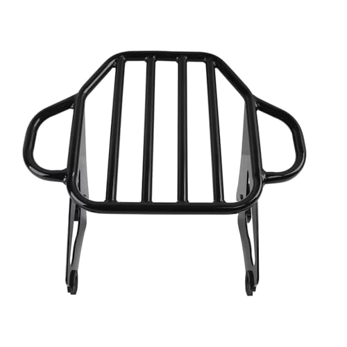 Porte-bagages moto arrière détachable noir à deux niveaux pour Touring et Road King 2009-2025