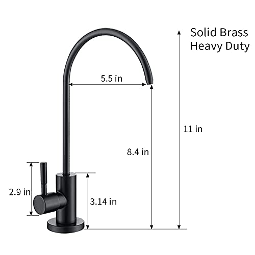 Owofan Matte Black Kitchen Sink Faucets Pull Down Sprayer With Water Filter Faucet Product Bundles #TOP2