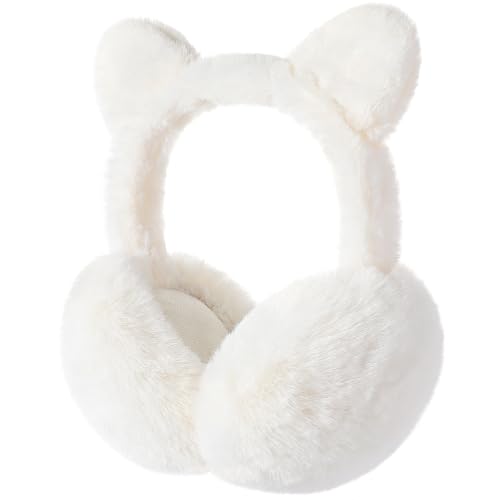 Clothclose Ear Muffs for Kids - Fashion Ear Muffs for Winter Women Girls Boys, Foldable Cozy Winter Earmuffs Warmers for Cold Weahter Warm