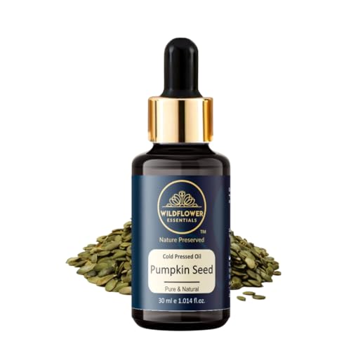 Image of 100% Pure Pumpkin Seed Oil Cold Pressed Carrier Oil for Hair, Skin 30ml