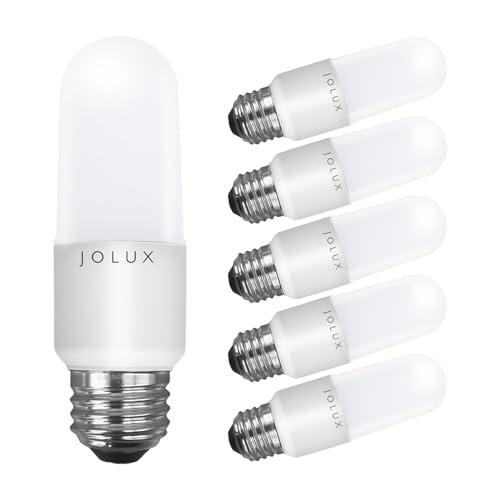 Jolux LED Stick Bulb, 60W Equivalent Dimmable E26 Bulb,Enclosed Fixtures