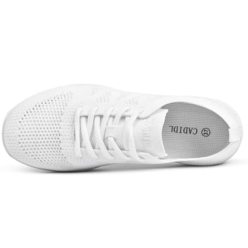 Image of CADIDL Cheer Shoes for Women Black Cheerleading Athletic Dance Shoes Girls Flats Tennis Walking Sneakers