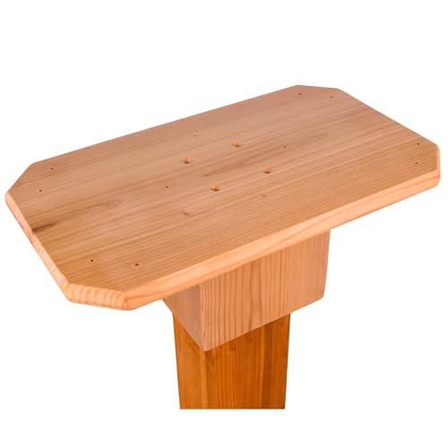 ZXYPRO Cedar Little Library Mount, Fits 4x4 Posts, 14x8x6, Hardware Included