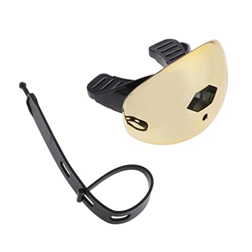Perfeclan Erwachsene Mundschutz Zahnschutz Lippenschutz Mouthguard mit Strap für Rugby Football, Gold