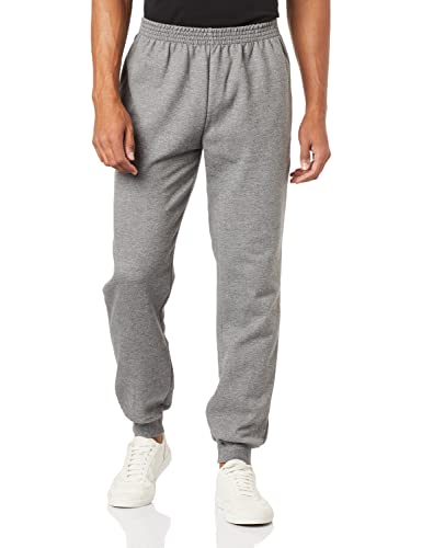 Calça Malwee Tradicional Feito em moletom flanelado masculino, Cinza Escuro, M