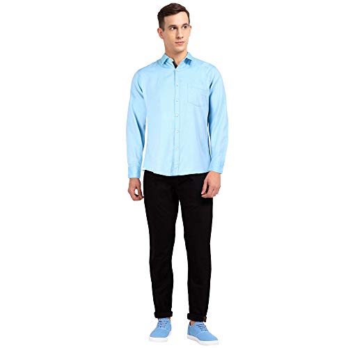 Image of Parx Mens Solid Casual Shirt