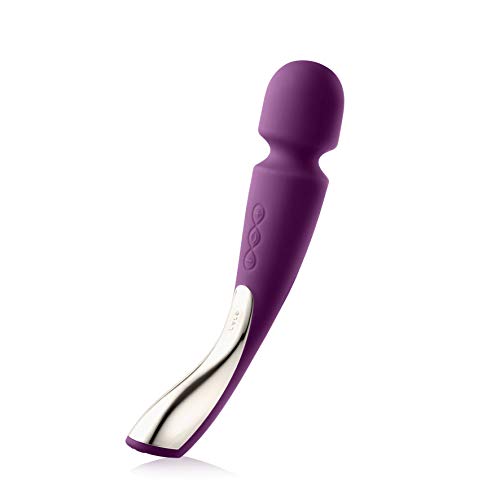 LELO SMART WAND Cordless Body Massager, Large Size, Plum, Powerful Rechargeable Vibrator to Massage You From Head to Toe