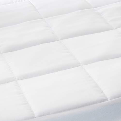 Amazon Basics Down-Alternative Gusseted Mattress Bed Topper Pad With 3-Inch Memory Foam, Quilted, Breathable, Fitted - Twin Xl #TOP2