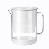 Waterdrop 𝐆𝐥𝐚𝐬𝐬 Water Filter Jug, 1.5L Water Filter Jug with 2 Months’ Filter, NSF...
