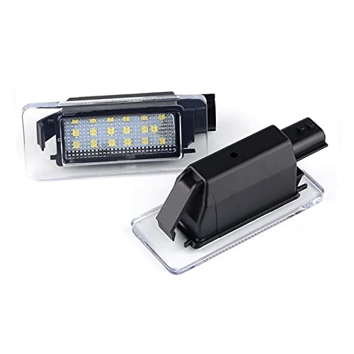Luces de matrícula para Nissan Serena C27 Altima Suzuki Landy y Dacia Duster (Paquete de 2)