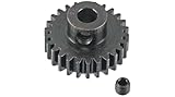 Extra Hard 26 Tooth Blackened Steel 32p Pinion, 5mm