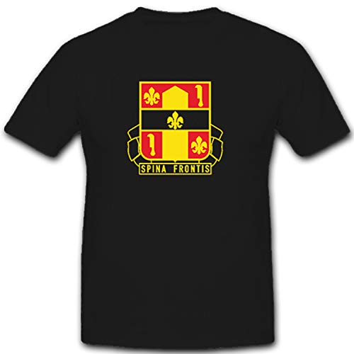T-shirt US Army Artillery Group grande taille 4XL noir Spina Frontis