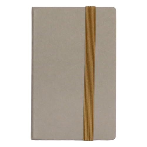 Bloc-notes accordéon japonais IPPINKA gris squall en papier Kraft uni perforé