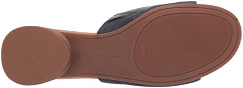 Lucky Brand Women's Raffy Heeled Slide Sandal, Navy Blazer, 7 | Image 3