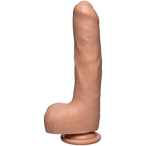 The D Uncut D Godemichet avec Testicules Firmskyn Vanille 9" 1 Unité