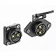 ZYWUOY Energiespeicheranschluss, M23 IP67 männlich weiblich 2 + 1 Plus 5 Batterieanschluss, Motorrad-Ladebuchse (Buchse), 73X23019T3F497239HW7A
