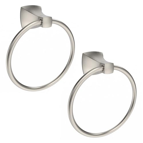 WZRUA Hand Towel Holder for Bathroom Brushed Nickel Towel Ring