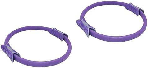 Unomor 2 pcs Womans Rings Women’s Band Rings Women’s Rings Pilates Toning Ring beginnerspilates Ring Pilates Circle Pilates Yoga Ring Pilates Ring for Yoga Pilates Ring for Women Miss