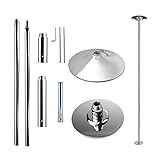 Adjustable Height Pole Dance Pole Rotating Fixed Dance Tube for Dance Clubs, Bars, Homes, Fitness Shows, Gyms