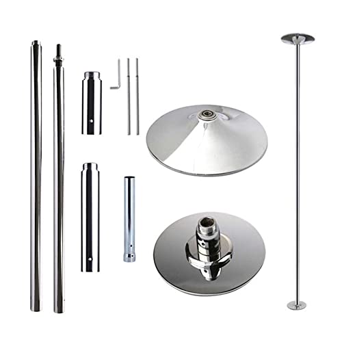 Adjustable Height Pole Dance Pole Rotating Fixed Dance Tube for Dance Clubs, Bars, Homes, Fitness Shows, Gyms