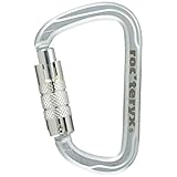 roc'teryx(ロックテリクス) 登山 クライミング カラビナ スチールD・トリプルロック シルバー RTF249LK3T