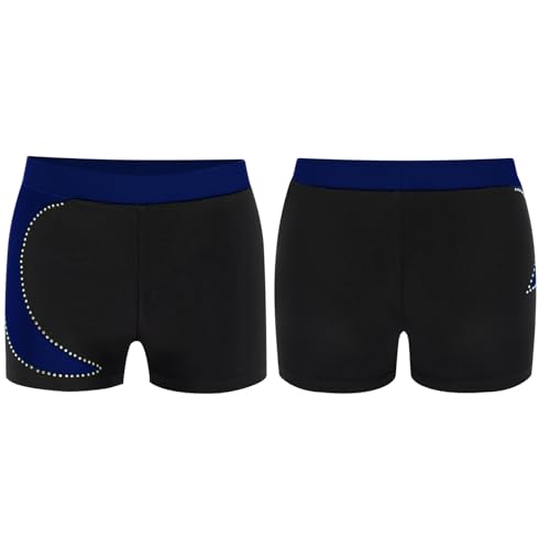 Kids Boys Color Block Gymnastics Shorts Sports Bottoms Spandex Dance Shorts Running Hot Pants3