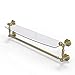 Allied Brass WP-33TB/24-PB Glass Shelf with Towel Bar, 18-Inch x 5-Inch, Brushed Bronze