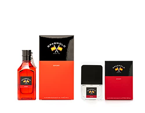SPAGNOLO - Sport 75 ml + 30 ml, Perfume para Hombre, Pack 2...