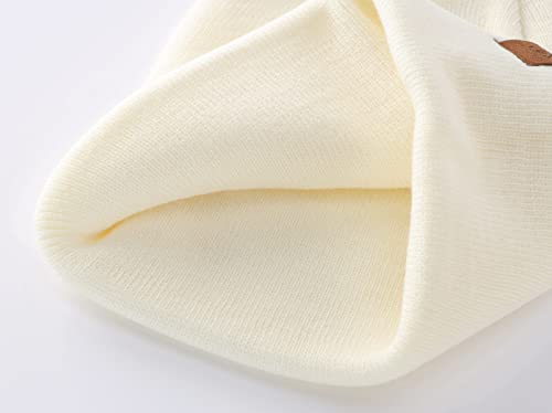 Image of Home Prefer Mens Winter Hats Acrylic Knit Cuff Beanie Cap Warm Womens Beanie Hat