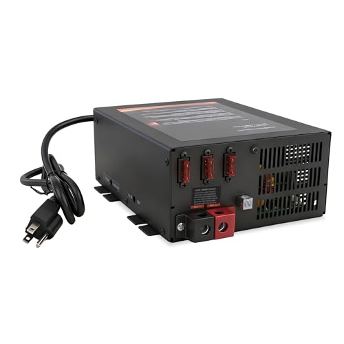 VLAND RV Converter Charger 75Amp AC to DC 110VAC to 12VDC, Lithium Compatible/for RV, Boat, Car Audio, Board Refrigerators, LED Lighting PM3-75LK 75A