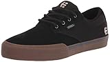 Etnies Men's Jameson Vulc Skate Shoe, Black/Gum/Silver, 8
