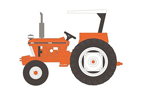Tractor Ford 6610 1989 con toldo escala 1:64 miniatura 2