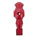 Milageto Standard 5/8 Inch Foosball Men Player Replacement for Table Soccer Parts, Red 1