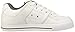 DC Men's Pure Casual Low Top Skate Shoe, White/Battleship/White, 13 D US