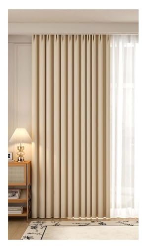 YSUEFIJO Verdunkelungsvorhänge 2 Stück mit Ösen, Thermogardinen Lichtundurchlässig für Schlafzimmer und Wohnzimmer, Blickschutz und Sonnenschutz, Stoffpaneele