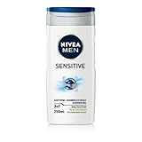 NIVEA MEN Sensitive Shower Gel 6er Pack (6 x 250ml), alkoholfreies Duschgel für empfindliche Haut, Sanftes Duschgel für Männer, Duschgel für gereizte Haut