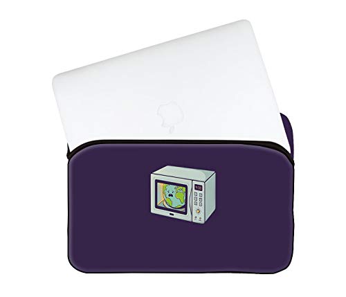 Image of Theskinmantra Global Warming Laptop Sleeve, Slip-on Sleeve case for All Brand 15 to 15.6 inch (39cm) Laptop