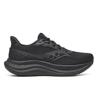 Saucony Men's Triumph 23 Sneaker, Triple Black, US 9.5