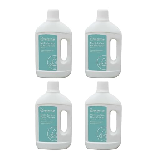JKDND 4 Pc Floor Cleaner 1L Original Compatible avec DREAME L10s Ultra/L20 Ultra/X50 Ultra/L10s Pro Ultra/X40 Ultra/L40 Ultra/X30 Ultra/L30 Ultra/D10 Plus/D10 Plus Gen 2/X40 Master