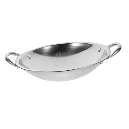 Olla pequeña redonda antiadherente para cocinar wok miniatura 1