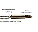 GotBrass Bullet Pendant 223 Caliber with a 24 Inch Steel Ball Chain and 9mm pendant