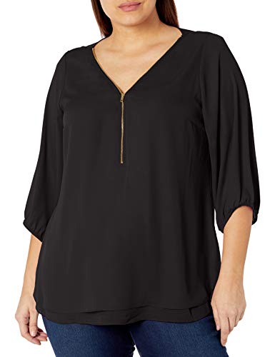 City Chic Women's Apparel Women's Plus Size Top Sexy Fling E/S