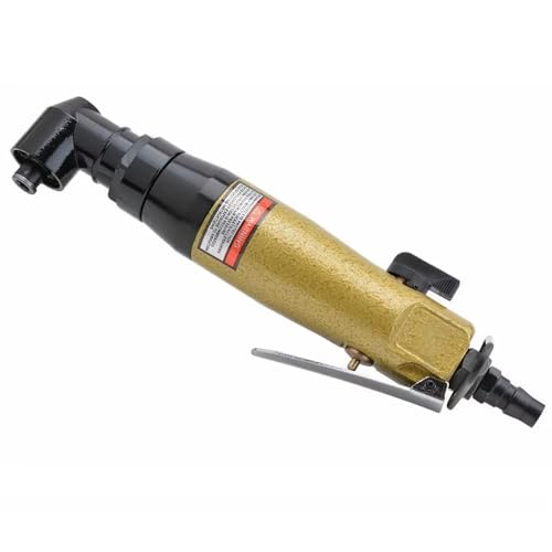 Destornillador Neumático Angular de 90°, Torque de 35 Nm, 11 000 RPM, Pistola Neumática de 1/4 para Atornillar en Ángulo Recto, con 3 Niveles de Torque Ajustables