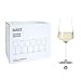 RITZENHOFF 6301002 Weißweinglas 400 ml - Serie Lichtweiss - 6 Stück im Geschenk-Set - stilvoll-modern - Made in Germany