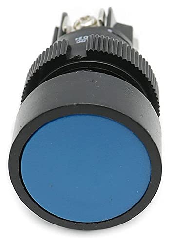 Bouton poussoir momentané 22mm XB2-EA155 NO NC bleu ONECM