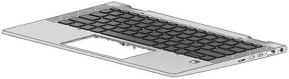HP Top Cover W/Keyboard CP BL PVCY GR, W126551466 (PVCY GR)