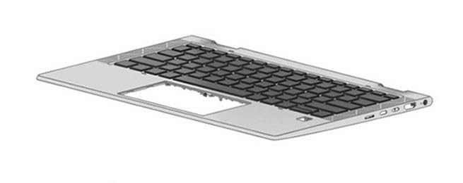 HP 862929-B21 clavier top cover de rechange pour ordinateur portable
