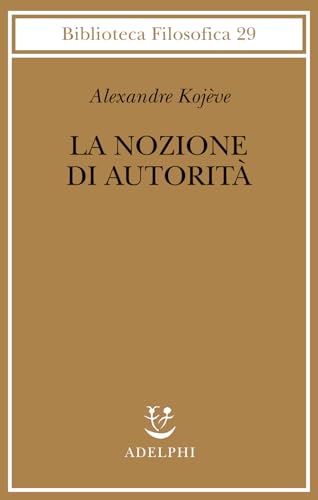 Portada de La Nozione Di Autorita