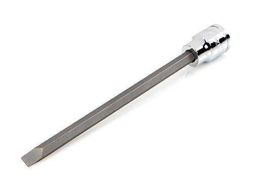 Image of TEKTON 3 /8 Inch Drive x 1 /4 Inch Long Slotted Bit Socket | SHB10402