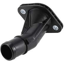 Car Thermostat Engine Coolant Thermostat Housing Assembly No.256312B051 for Hyundai Accent 2012-2017 for Kia Forte 2014-2018 Black Plastic 1 Pc